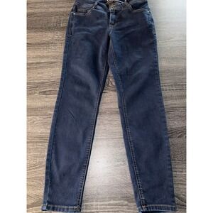 Angels Forever Young Curvy Skinny Jeans Denim 6/28 Dark Wash Y2K Streetcore